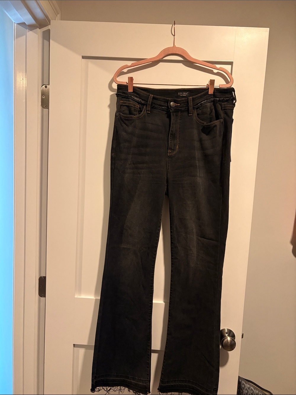 Judy blue slim boot cut black jeans